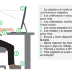 Consejos para postura correcta frente a la computadora